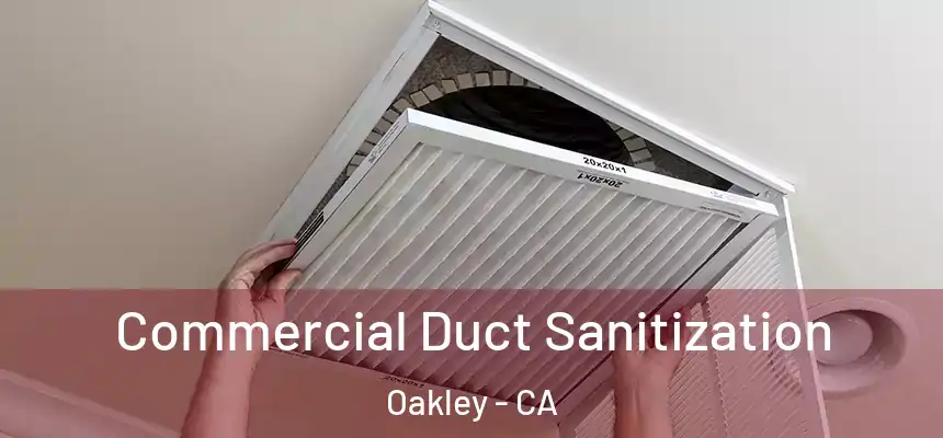 Commercial Duct Sanitization Oakley - CA